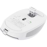 Trust Ozaa Compact - Oplaadbare draadloze muis - USB & Bluetooth - Stil - Wit
