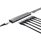 Trust - Halyx - USB Hub - Aluminium - 7-poorts - USB 3.2 Gen1