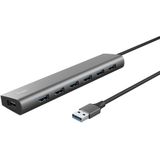 Trust - Halyx - USB Hub - Aluminium - 7-poorts - USB 3.2 Gen1
