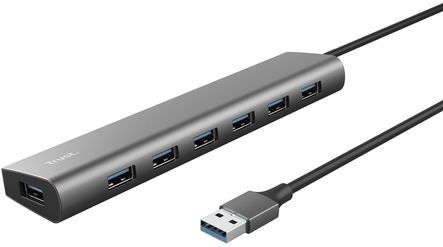 Trust - Halyx - USB Hub - Aluminium - 7-poorts - USB 3.2 Gen1