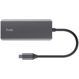 Trust Dalyx 6-in-1 USB-C Multi-Port Adapter - Silber