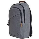 Trust Avana Laptop Rucksack Damen 16 Zoll, Reiserucksack 20 Liter, Backpack aus Recycelten PET-Flaschen Schlag- und Wetterfest, Handgepäck Rücksack Herren Schule Business Arbeit Reisen - Grau