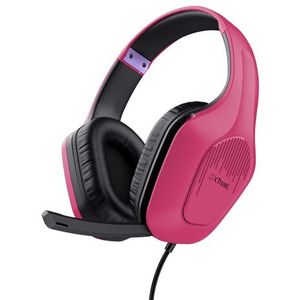 Trust GXT 415P Zirox - Bedrade Gaming Headset - Roze