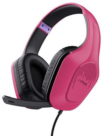 Trust GXT 415P Zirox - Bedrade Gaming Headset - Roze