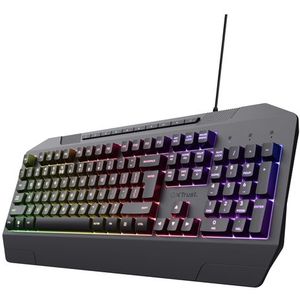Trust GXT 836 Evocx toetsenbord Gamen USB QWERTY Spaans Zwart