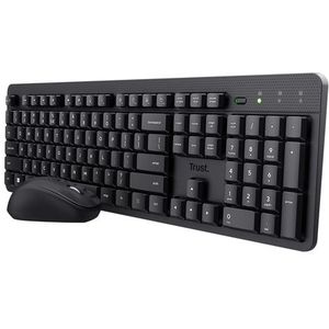 Trust Ody II toetsenbord Inclusief muis Kantoor RF Draadloos QWERTZ Duits Zwart