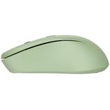 Trust Mydo Stille Draadloze Muis, 82% Gerecycled Plastic, 1000-1800 DPI, Opbergbare USB-microreceiver, RF 2.4GHz, Links- en Rechtshandig Gebruik, Wireless Mouse voor Computer, Laptop, Mac - Groen