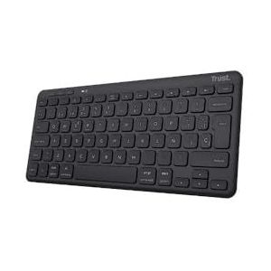 Draadloos toetsenbord Trust 25059 Qwerty Spaans Zwart
