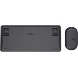 Trust Lyra toetsenbord Inclusief muis Bluetooth QWERTY Spaans Zwart