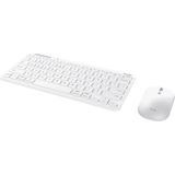 Trust Lyra toetsenbord Inclusief muis RF-draadloos + Bluetooth QWERTY Italiaans Wit