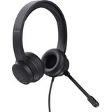 Trust Ayda On-Ear Headset met Microfoon 3.5mm, Lichtgewicht Koptelefoon met Kabel van 1.8 m, Verstelbare Hoofdband, Headphones voor PC, Laptop, Chat, Thuiswerken, Skype, Teams, Zoom - Zwart