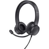 Trust - Ayda - Usb Headset - Lichtgewicht - Over-ear - Zwart - Kunststof