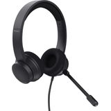 Trust Ayda On-Ear USB Headset met ENC Noise Cancelling Microfoon, Lichtgewicht Koptelefoon met Kabel van 1.8 m, 65% Gerecycled Plastic, Headphones voor PC, Laptop, Thuiswerken, Teams, Zoom - Zwart