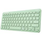 Trust Lyra - Draadloos Toetsenbord - Multi connect - Oplaadbaar - Qwerty US - Groen