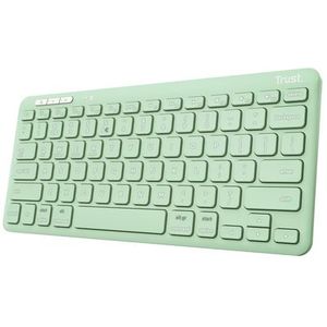 Trust Lyra - Draadloos Toetsenbord - Multi connect - Oplaadbaar - Qwerty US - Groen