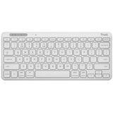 Trust - Lyra - Draadloos Toetsenbord - Wit - Gerecycled Materiaal