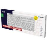 Trust - Lyra - Draadloos Toetsenbord - Wit - Gerecycled Materiaal