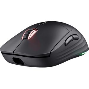 Trust Gaming GXT 927 Redex+ Oplaadbare Draadloze Gaming Muis 25K DPI 2.4GHz, 94h Batterij, Kailh-Switches, 6 Programmeerbare Knoppen, Wireless Gaming Mouse RGB voor PC, Computer, Laptop, Windows