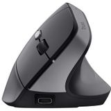 Trust - Bayo II - Draadloze Ergonomische Muis - Zwart - Gerecycled Plastic