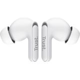 Trust Yavi Headset True Wireless Stereo (TWS) In-ear Oproepen/muziek USB Type-C Bluetooth Wit