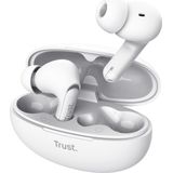 Trust Yavi Headset True Wireless Stereo (TWS) In-ear Oproepen/muziek USB Type-C Bluetooth Wit