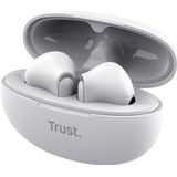 Trust - Yavi - Volledig Draadloze Oordopjes - Wit - Gerecycled Plastic - Noise-Cancelling