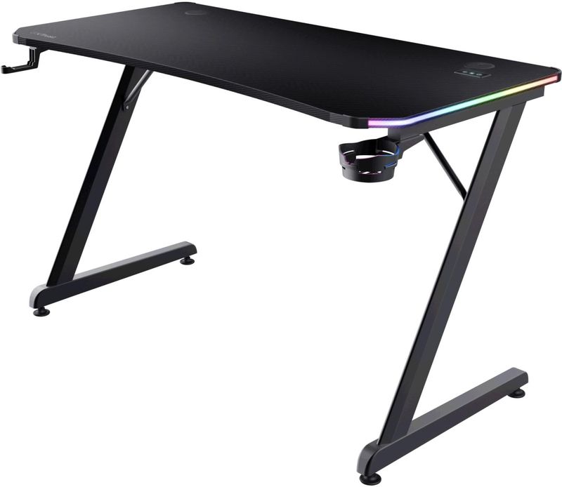 Trust GXT709 Luminus RGB Game Bureau Zwart