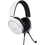 Trust Gaming GXT 489W Fayzo Gaming Headset PC, PS5, PS4, Xbox Series X|S, Switch, Mobile, 3.5 mm Jack, 35% Gerecycled Plastic, Over-Ear Bedrade Koptelefoon met Noise Cancelling Microfoon - Wit