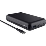 Trust Laro Laptop Powerbank 100W Schnelllade Power Bank 20000mAh 2X USB-C 1x USB-A, Powerstation Charger Powerbank Schnellladefunktion MacBook iPad iPhone Handy Steam Deck Dell Asus HP Lenovo