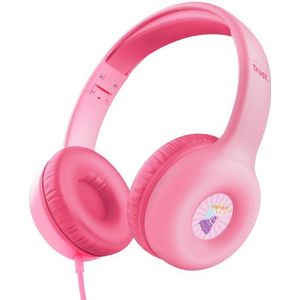 Trust Nouna Headset Bedraad Hoofdband Oproepen/muziek Roze