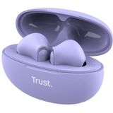 Trust Yavi Headset True Wireless Stereo (TWS) In-ear Oproepen/muziek USB Type-C Bluetooth Paars