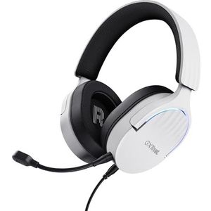 Trust Gaming GXT Fayzo Gaming Headset, 490 W, USB, surround sound, 7.1 drivers, 50 mm, 35% gerecyclede kunststof, RGB-verlichting, kabel 2 m, gaming-hoofdtelefoon, bekabeld, over-ear voor pc,