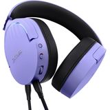 Trust Gaming GXT 490P Fayzo Gaming Headset USB 7.1 Surround Sound, 50mm Drivers, 2m Kabel, 35% Gerecycled Plastic, RGB, Over-Ear Bedrade Koptelefoon met Noise Cancelling Microfoon voor PC - Paars