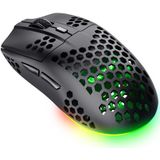 Trust GXT929 Helox - Draadloze Gaming Muis - Zwart - RGB Verlichting - 4800 DPI