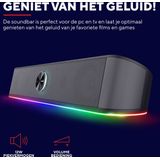 Trust - GXT 1619 Rhox - Soundbar - Grijs - 12W - RGB Verlichting