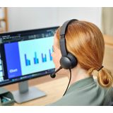 Trust HS-260 USB-ENC-Kopfhörer für PC - Schwarz