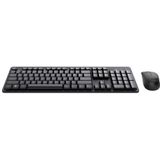 Trust - Ody II AZERTY - Draadloos Toetsenbord- en Muisset - Zwart