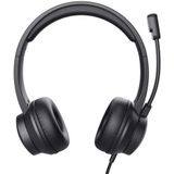 Trust - Hs-201 - USB Headset - Lichtgewicht - Zwart - Zachte Oorkussens