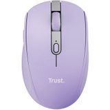 Trust Ozaa Compact - Oplaadbare draadloze muis - USB & Bluetooth - Stil - Paars