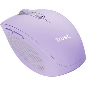 Trust Ozaa Compact - Oplaadbare draadloze muis - USB & Bluetooth - Stil - Paars