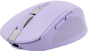 Trust Ozaa Compact - Oplaadbare draadloze muis - USB & Bluetooth - Stil - Paars