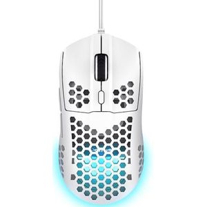 Trust GXT929W Helox - Gaming Muis - Ultra licht - RGB verlichting - 6400 DPI - Bedraad - Zwart