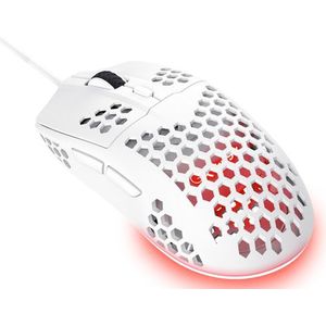Trust GXT929W Helox - Gaming Muis - Ultra licht - RGB verlichting - 6400 DPI - Bedraad - Zwart