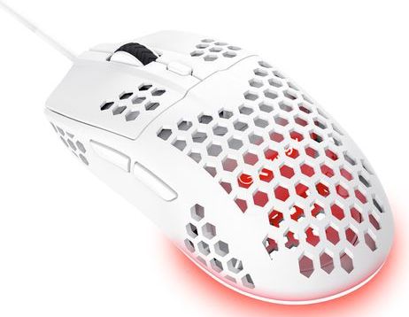 Trust GXT929W Helox - Gaming Muis - Ultra licht - RGB verlichting - 6400 DPI - Bedraad - Zwart