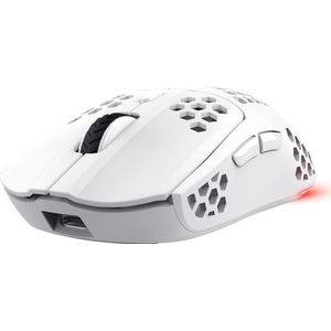 Trust GXT929W Helox - Draadloze Gaming Muis - Wit - RGB Verlichting - 4800 DPI