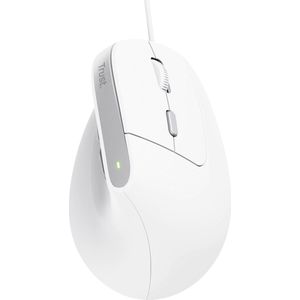 Trust Bayo V2 - Ergonomische Muis - Verticaal - USB - Wit