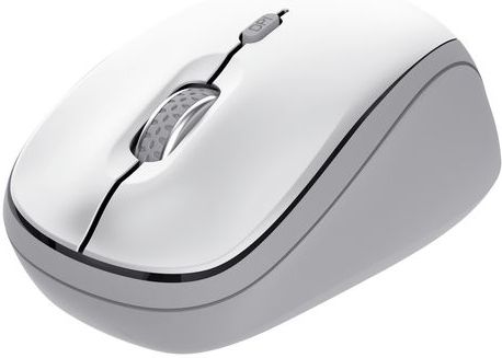 Trust - Yvi+ Multi - Draadloze Muis - Wit - Bluetooth & USB ontvanger