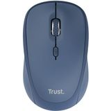 Trust - Yvi+ - Muis - Blauw - Draadloos - Ergonomisch Ontwerp