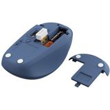 Trust - Yvi+ - Muis - Blauw - Draadloos - Ergonomisch Ontwerp