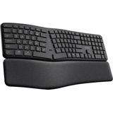 Trust - KEYRA - Ergonomisch Draadloos Toetsenbord - Zwart - USB-ontvanger & Bluetooth